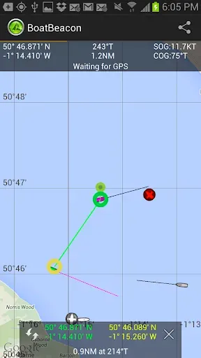 Скриншот 5 — Boat Beacon - AIS Navigation