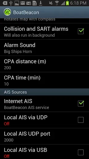 Скриншот 7 — Boat Beacon - AIS Navigation