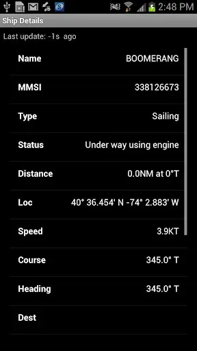 Скриншот 8 — Boat Beacon - AIS Navigation