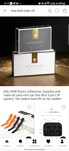 Скриншот 3 — Elleebana Lashes