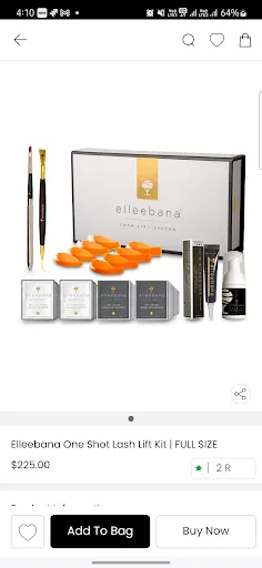 Скриншот 4 — Elleebana Lashes