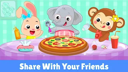 Скриншот 5 — Pizza maker Kids Cooking games