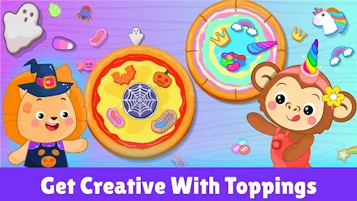 Скриншот 6 — Pizza maker Kids Cooking games