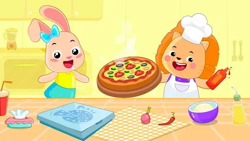 Скриншот 8 — Pizza maker Kids Cooking games