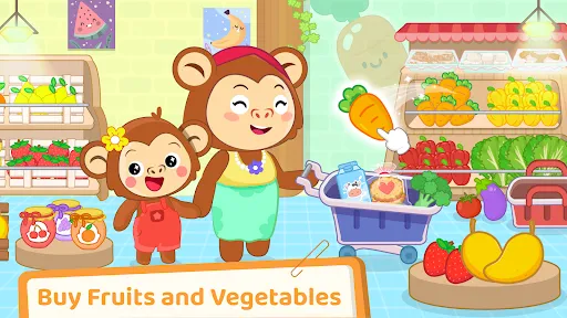 Скриншот 1 — Supermarket Game Kids Shopping