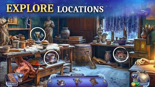 Скриншот 4 — Icebound Secrets・Hidden Object