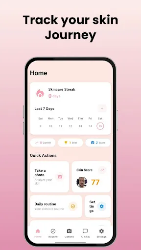 Скриншот 2 — Skin Care Scanner: GlowUp