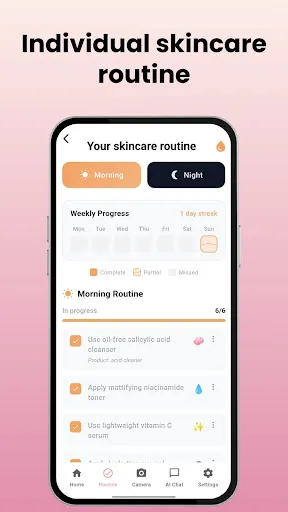 Скриншот 3 — Skin Care Scanner: GlowUp