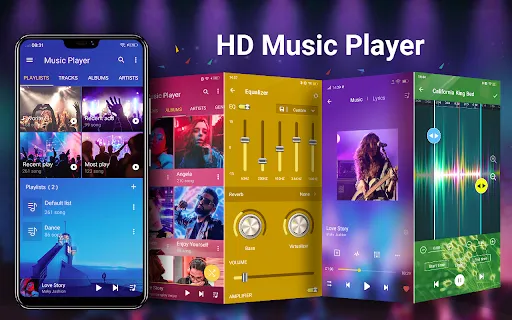 Скриншот 1 — Music Player для Android