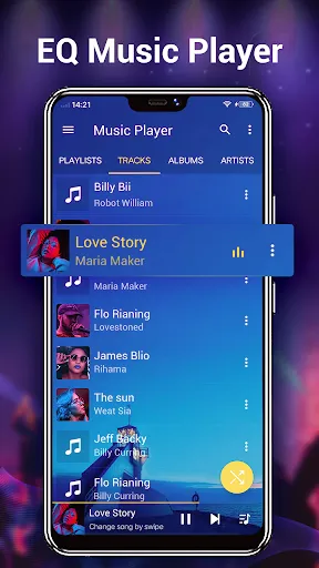 Скриншот 3 — Music Player для Android