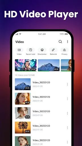 Скриншот 2 — HD Video Player