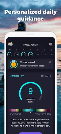 Скриншот 1 — Elite HRV: Wellness & Fitness