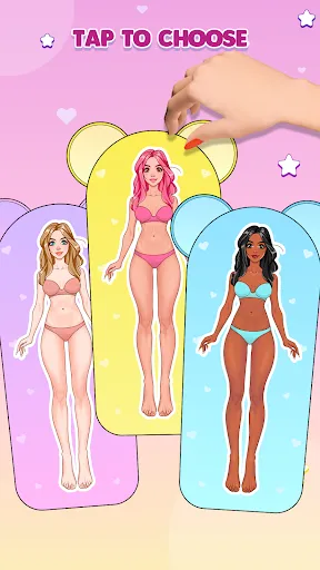 Скриншот 3 — Paper Doll: Dress Up Diary