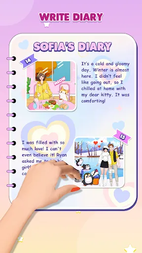 Скриншот 7 — Paper Doll: Dress Up Diary