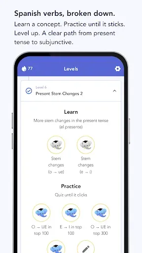 Скриншот 2 — Ella Verbs: Learn Spanish
