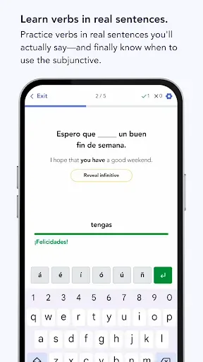 Скриншот 5 — Ella Verbs: Learn Spanish