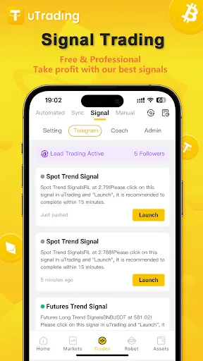 Скриншот 5 — uTrading - Copy Trading Bot