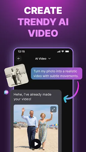 Скриншот 2 — Elyx - AI Photo & Video Maker