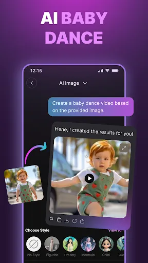 Скриншот 3 — Elyx - AI Photo & Video Maker