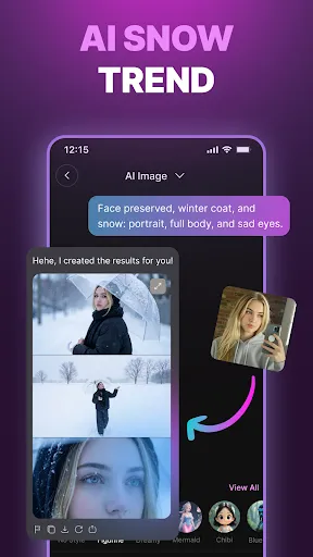 Скриншот 4 — Elyx - AI Photo & Video Maker