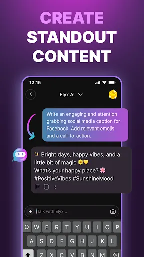 Скриншот 8 — Elyx - AI Photo & Video Maker