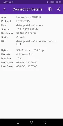Скриншот 3 — PCAPdroid - network monitor