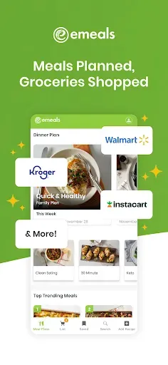 Скриншот 1 — eMeals - Meal Planning Recipes