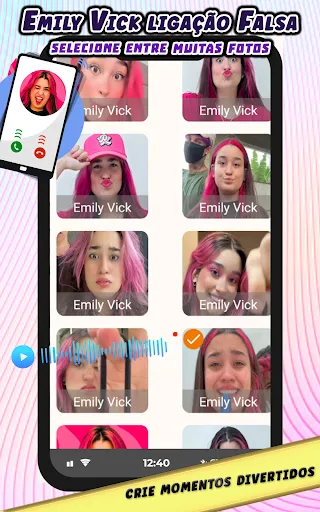 Скриншот 2 — Emily Vick Ligação Falsa