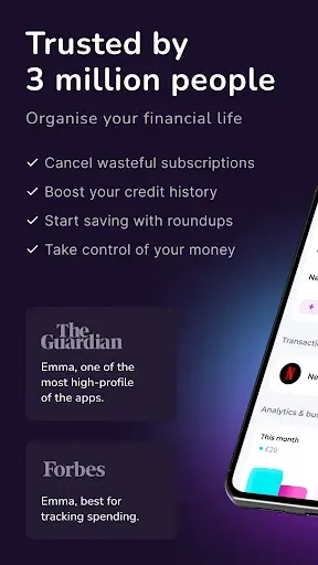 Скриншот 1 — Emma - Budget Planner Tracker