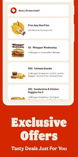 Скриншот 3 — BURGER KING® App