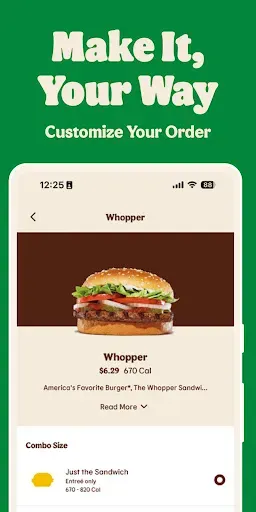 Скриншот 4 — BURGER KING® App