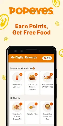Скриншот 1 — Popeyes® App