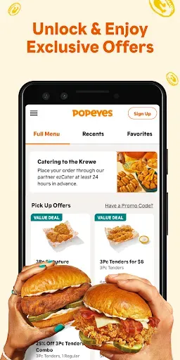 Скриншот 4 — Popeyes® App