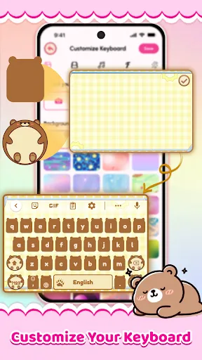 Скриншот 5 — Cute Keyboard: Kawaii & Emoji