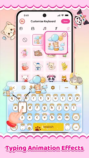 Скриншот 7 — Cute Keyboard: Kawaii & Emoji