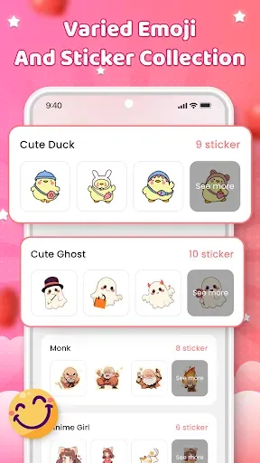 Скриншот 2 — Funny Emoji - Emoji Stickers