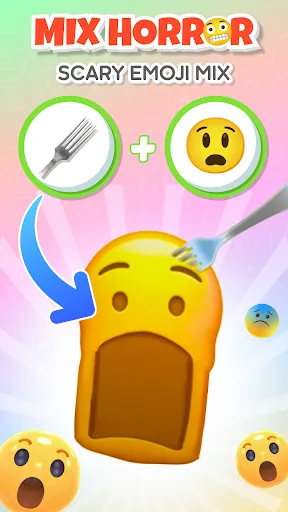 Скриншот 1 — эмоджи микс: Mix Emoji Kitchen