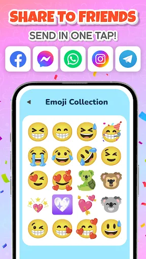 Скриншот 6 — эмоджи микс: Mix Emoji Kitchen