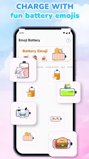 Скриншот 8 — Emoji Battery: Status Bar