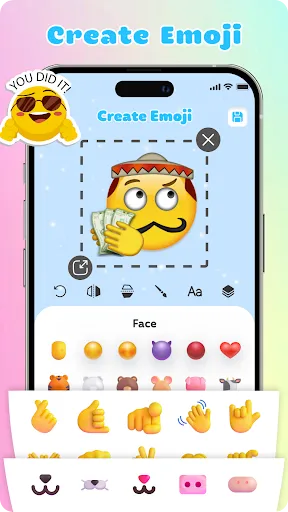 Скриншот 3 — Emoji Maker: DIY Emoji Merge