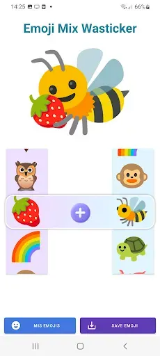 Скриншот 1 — Приложение Wasticker Emoji Mix