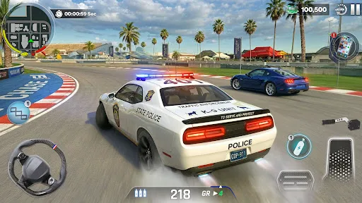 Скриншот 2 — US Police Car Chase Games 3d