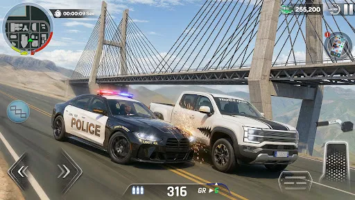 Скриншот 8 — US Police Car Chase Games 3d