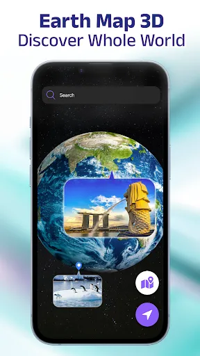 Скриншот 2 — Live Satellite - Earth Map 3D