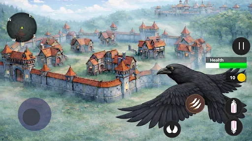 Скриншот 6 — Raven(ворон) Симулятор Птицы