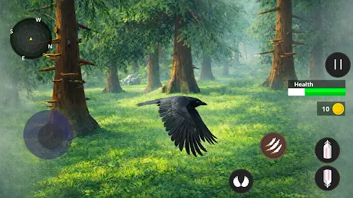 Скриншот 8 — Raven(ворон) Симулятор Птицы