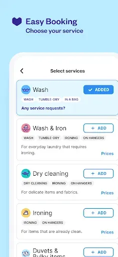 Скриншот 4 — Laundryheap: On-Demand Laundry