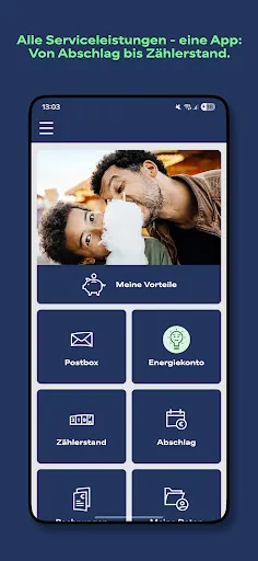 Скриншот 1 — Meine enviaM-App: Strom & mehr
