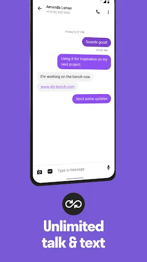 Скриншот 3 — TextNow: Call + Text Unlimited