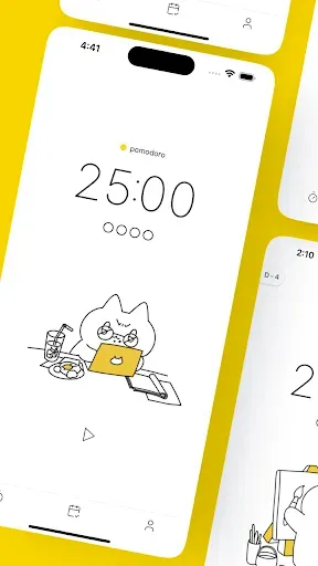 Скриншот 2 — Pomocat - Cute Pomodoro Timer